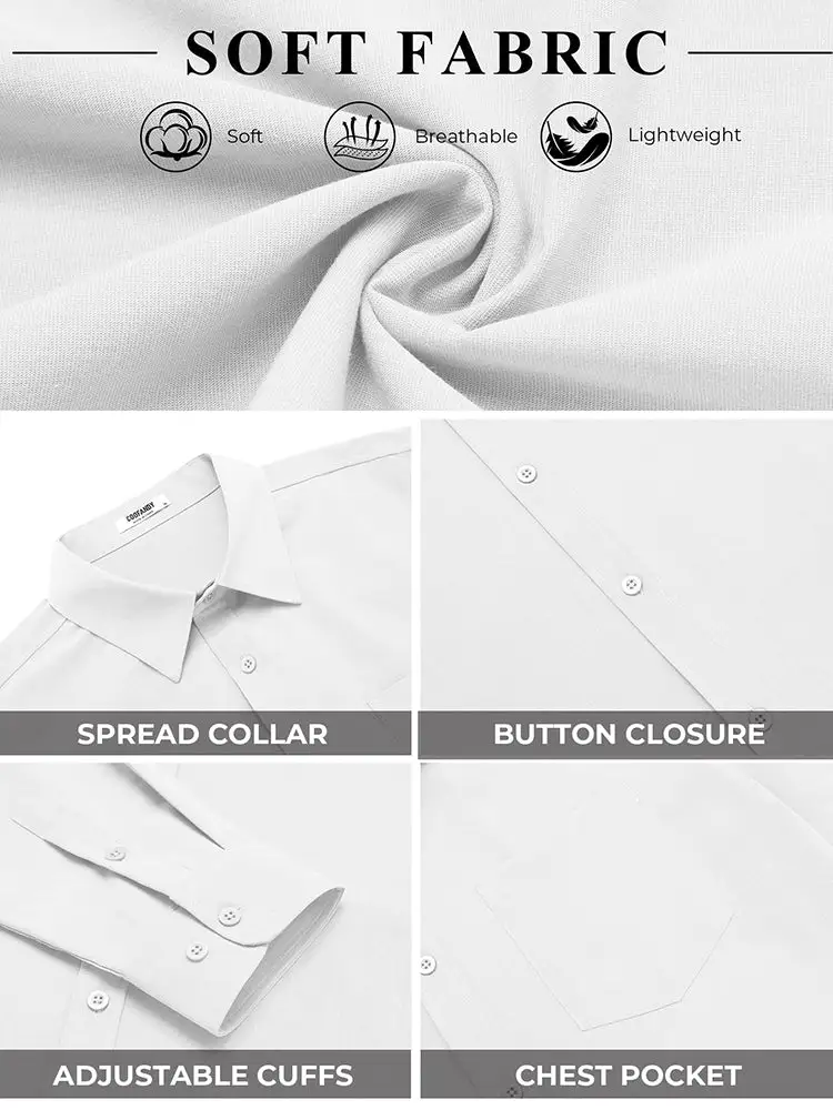 Business Casual Button Down Dress Shirt