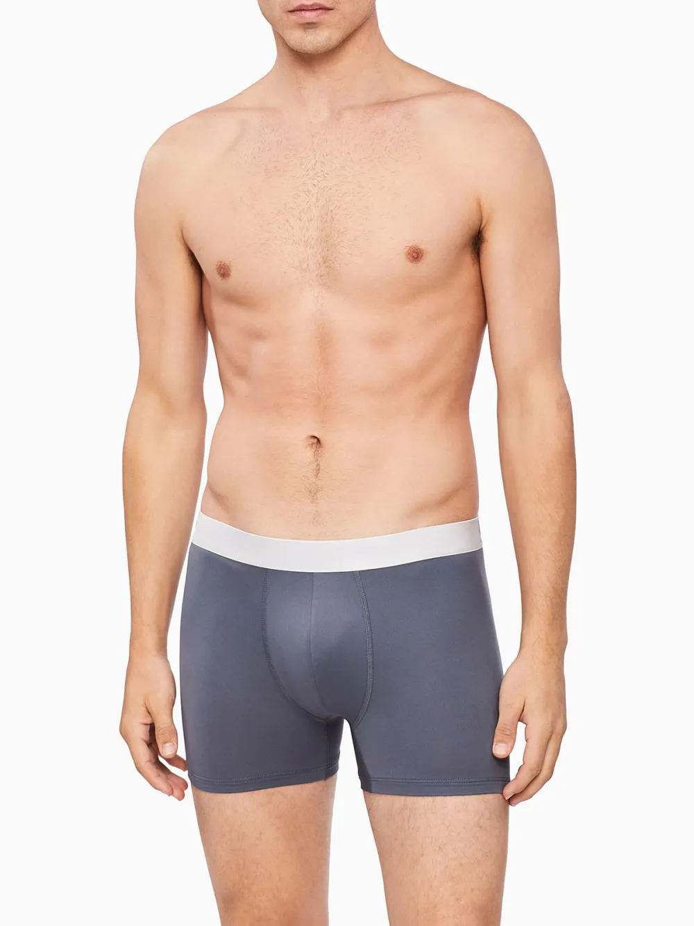 Men'S White Trim Briefs