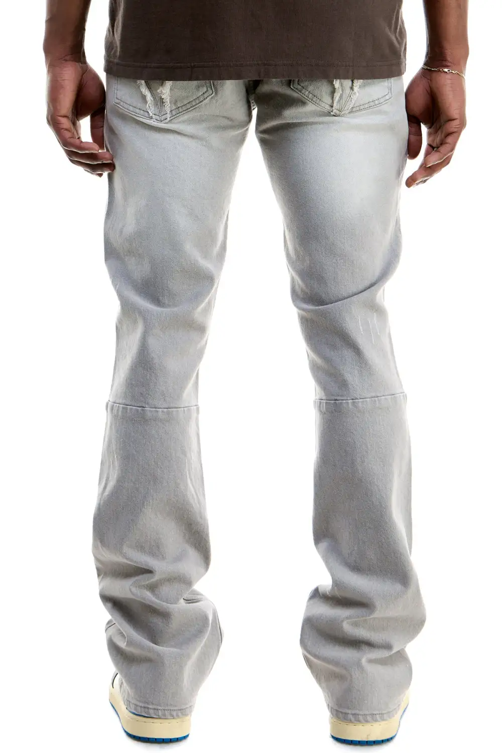 Men's Flare Skinny Stacked Jeans