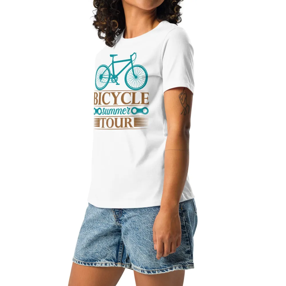 'Relaxed T-Shirt Bicycle Summer Tour