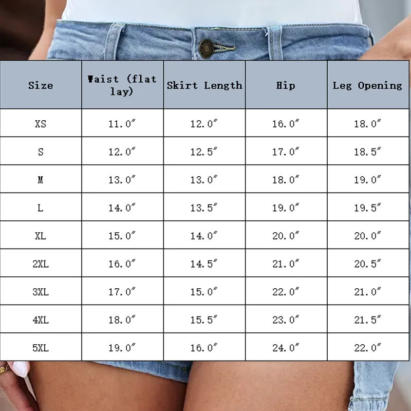 Women's Stretch Denim Skort