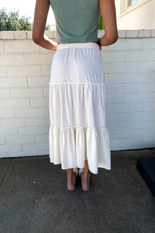 Tiered Maxi Skirt