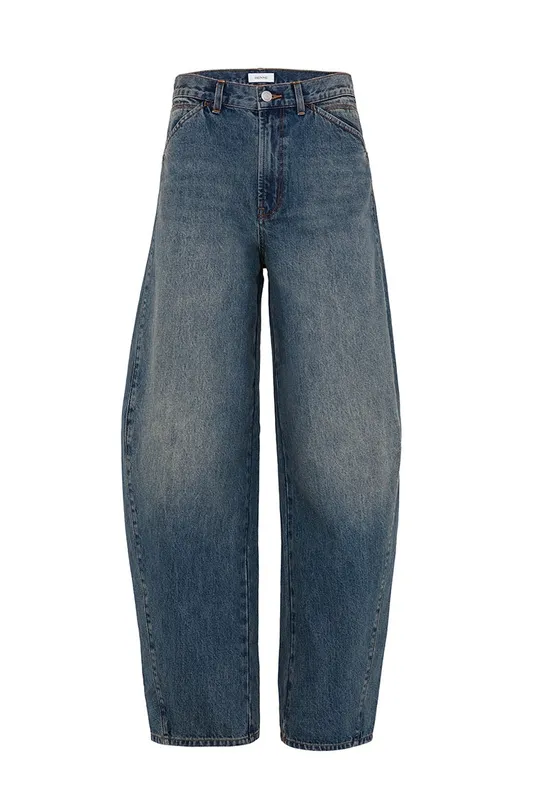 Heritage Indigo Wash Bowed Leg Jeans