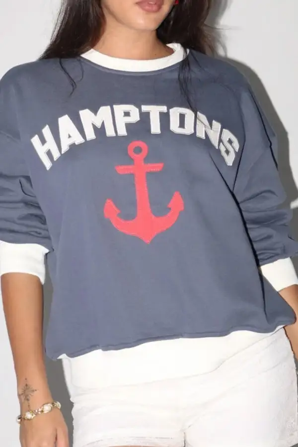 Easy Pull On Relaxed Soft Sweatshirt