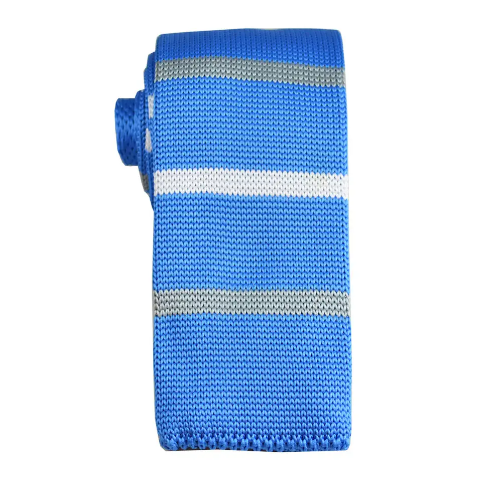 Distinctive Striped Men's Knit Tie