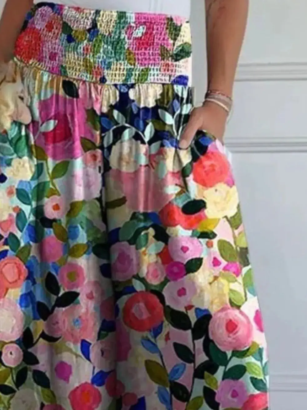 Everyday Smocked Wide Leg Pants