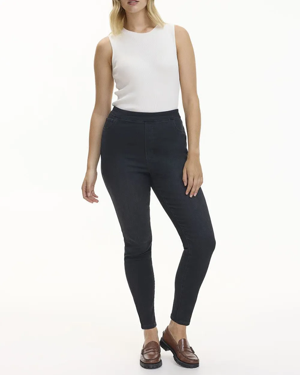 Casual Style Denim Legging Pants