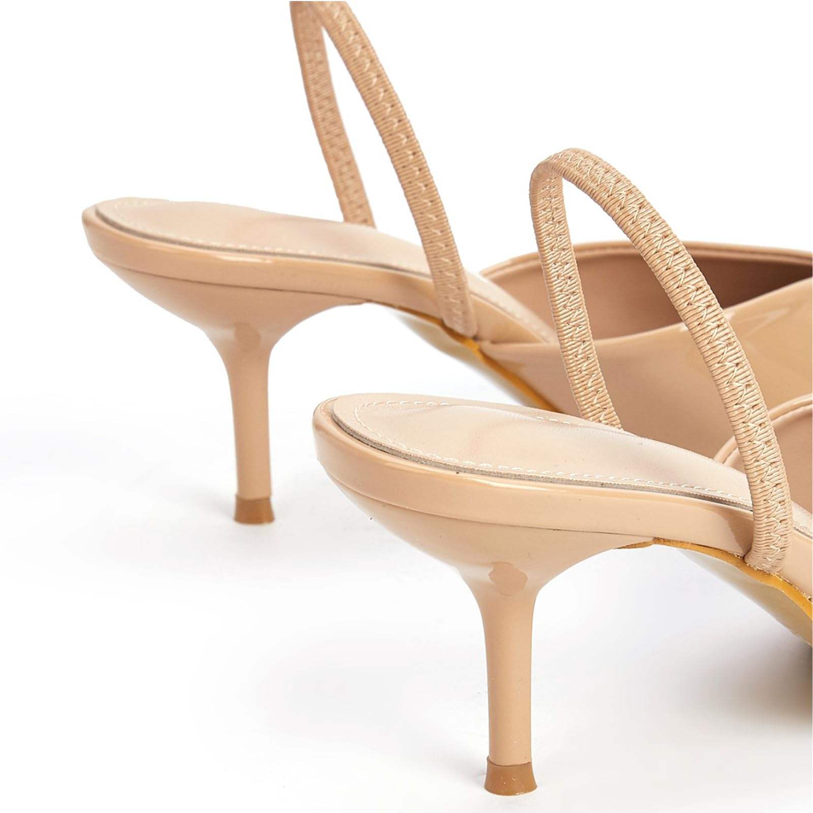 Elvira V-Cut Kitten Heels