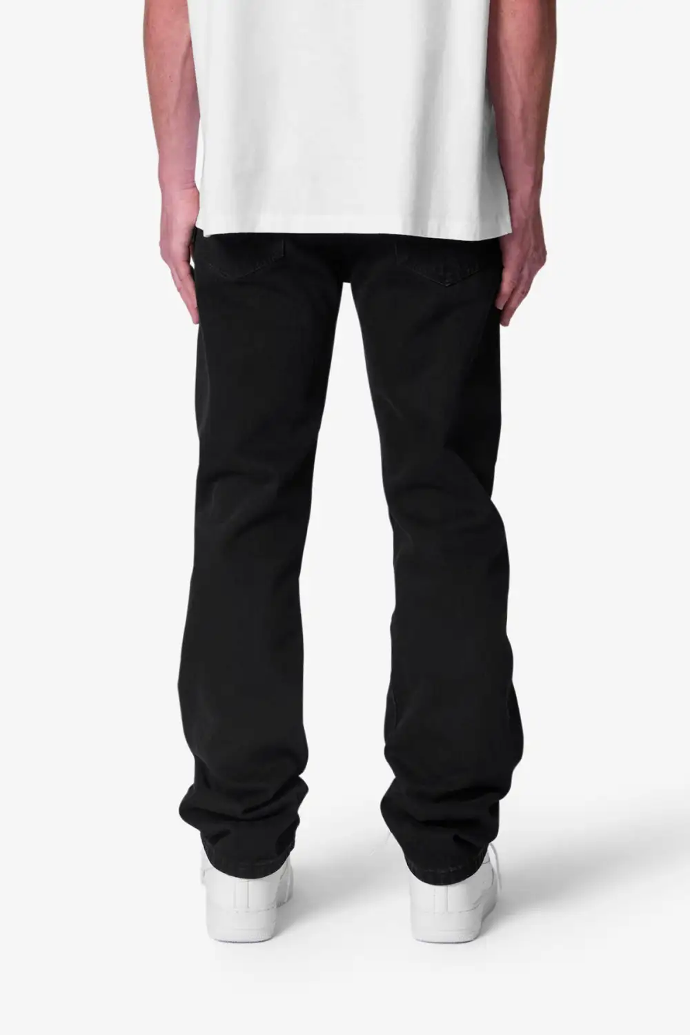 Raw Finish Straight Jeans