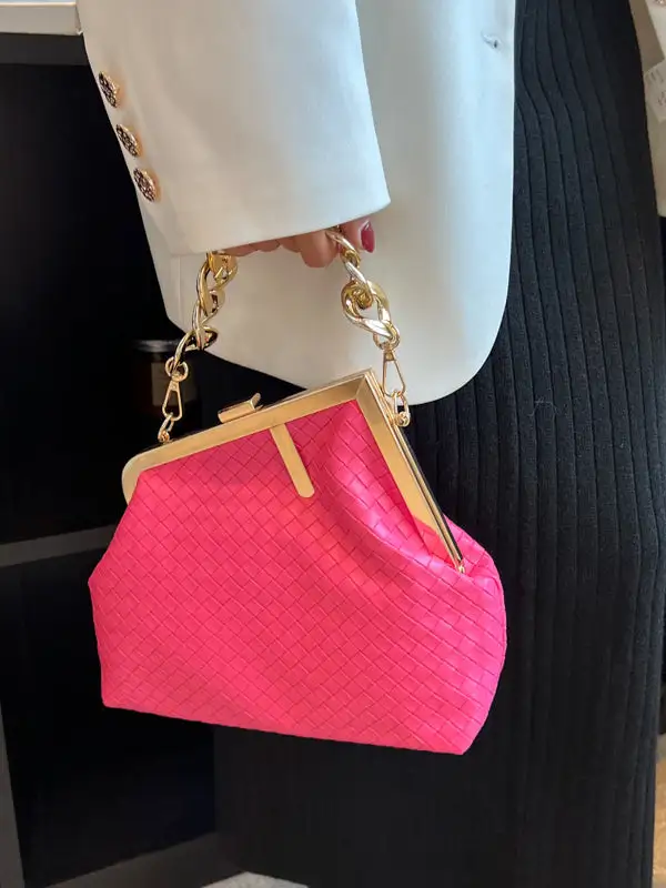Soft Geometric Shoulder Bag