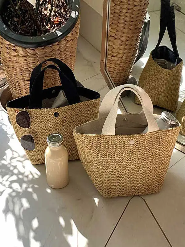 Modern Woven Vintage Shoulder Bag