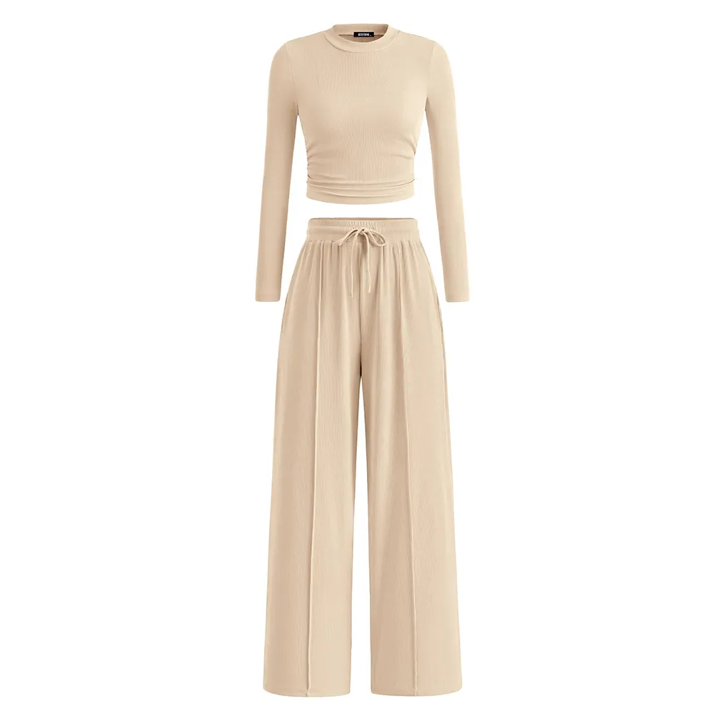 2-Piece Ribbed Knit Set Loungewear