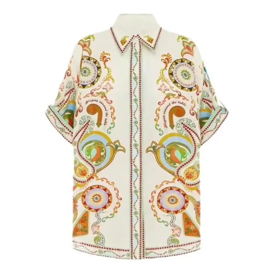 Printed Half Sleeve Shirt and Shorts Set