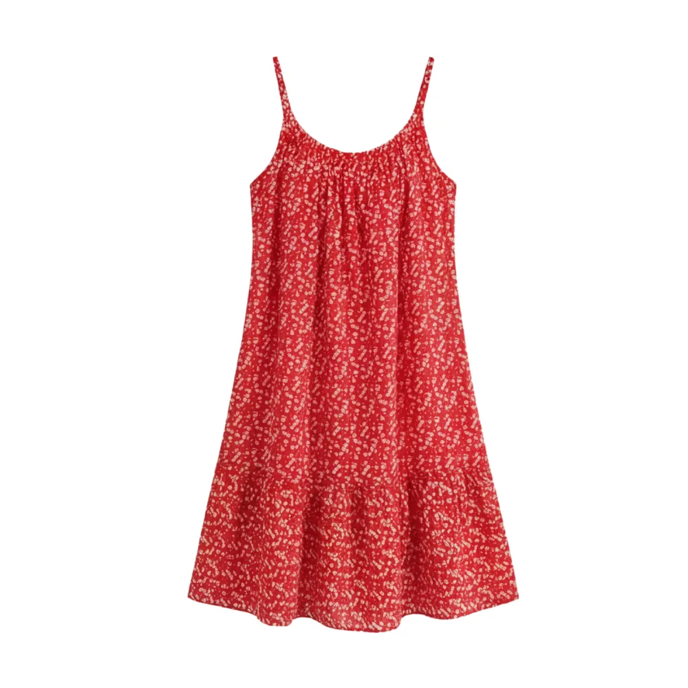 Floral Breezy Slip Midi Dress