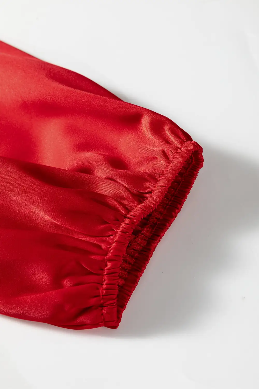 Frilled Bow Detail V-Neck Blouse