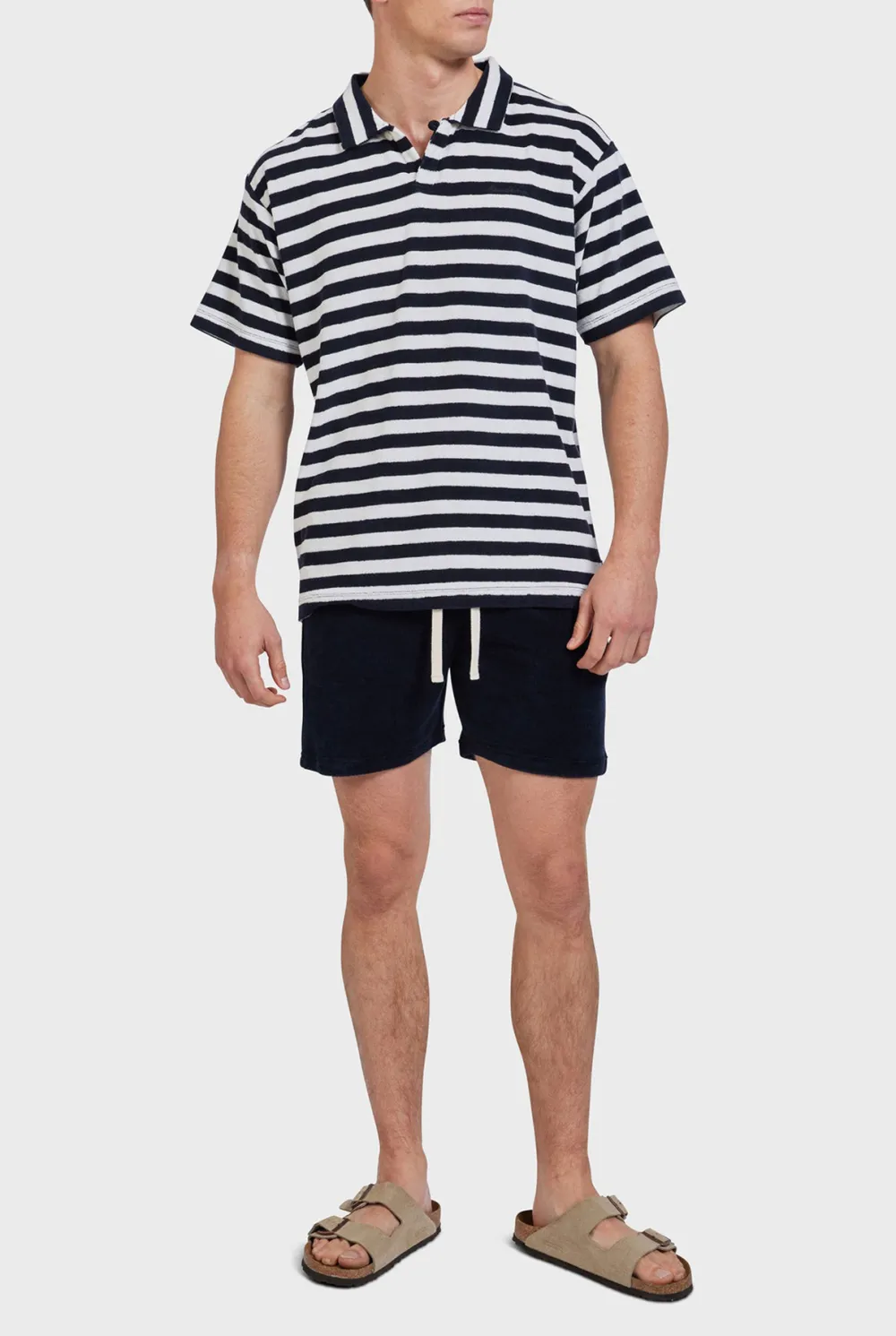 Short Sleeve Polo Neck Tee