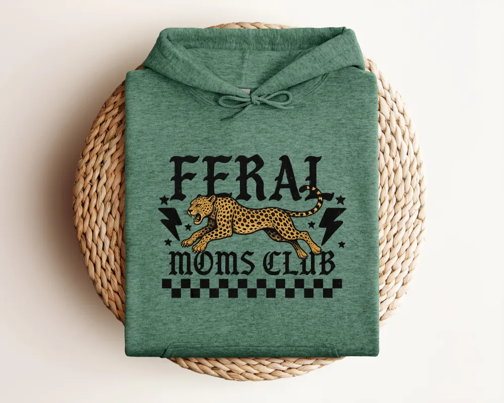 Mom Club Graphic Pullover Hoodie