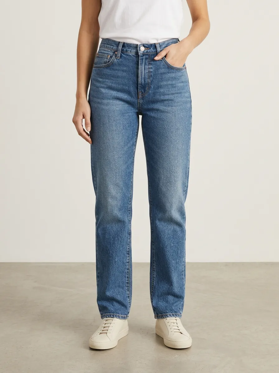 Soft Shape Washed Jeans