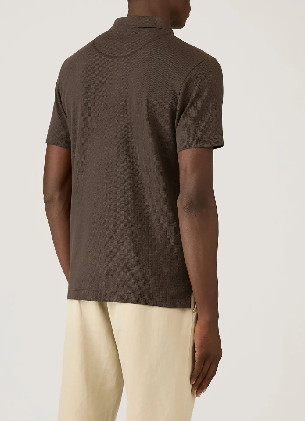 Versatile Weekend Slim Fit Mesh Cotton Short Sleeve Polo Shirt