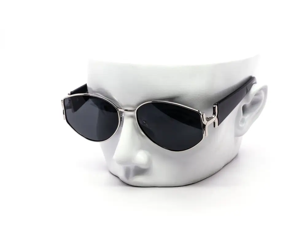 12-Pack Luxury Metal Oval Gradient Sunglasses