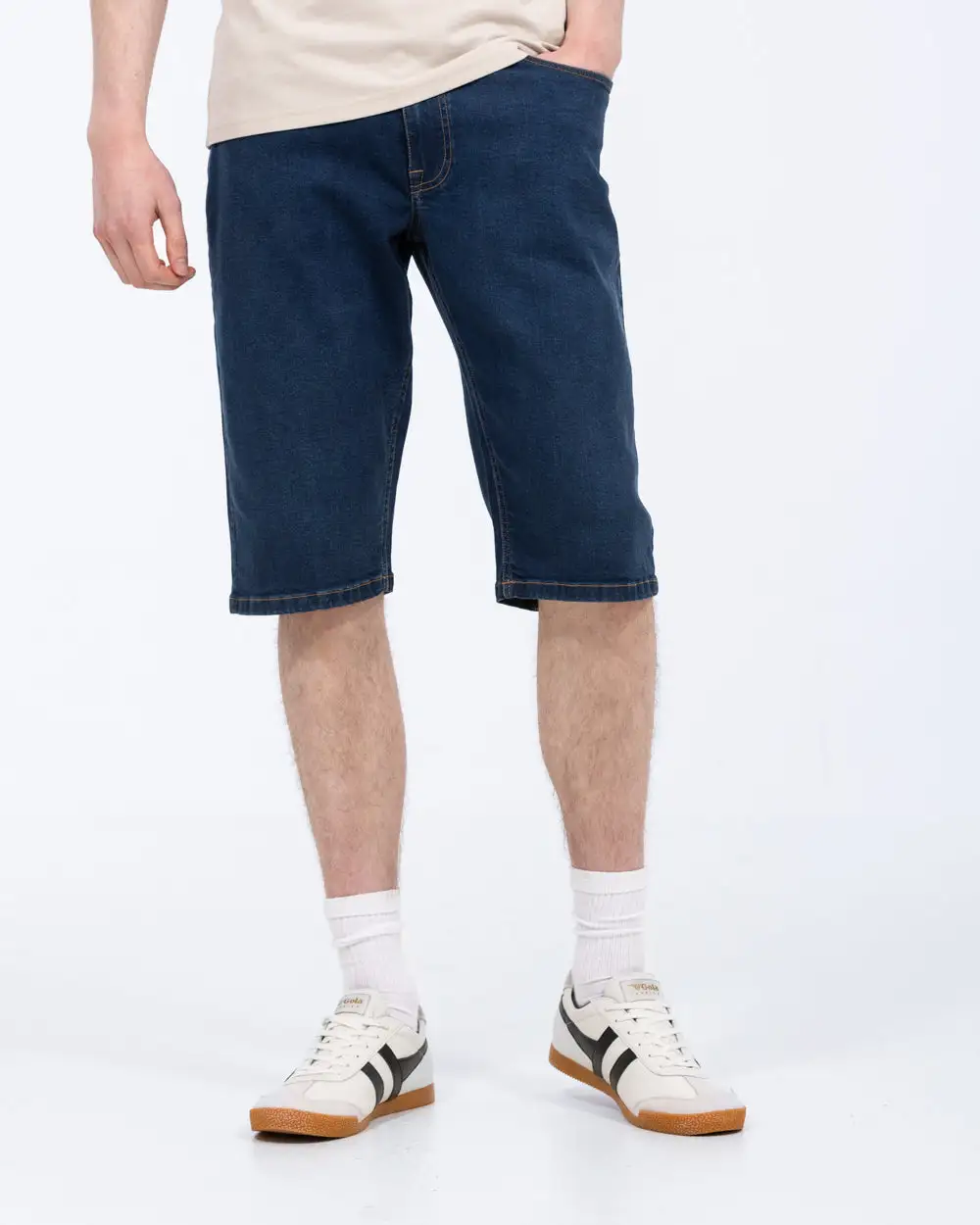 Clean Regular Fit Denim Shorts