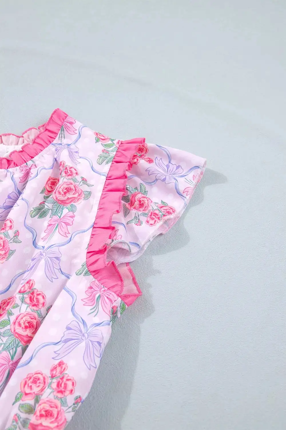 Floral Ruffle Tiered Dress Casual