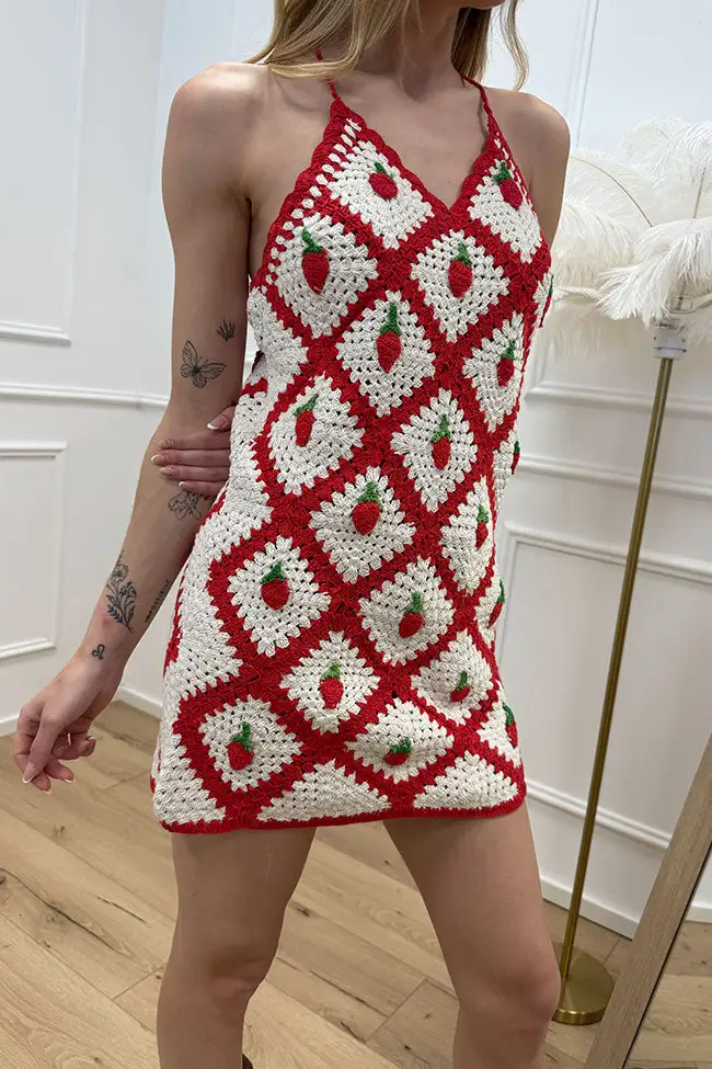 Mini Crochet Dress