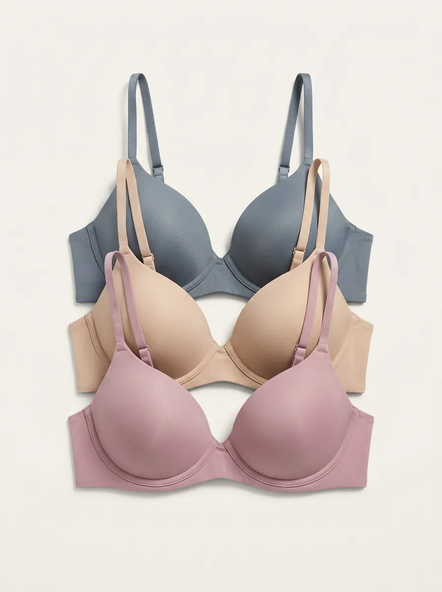 Boho Women's Three-Piece Bra Set