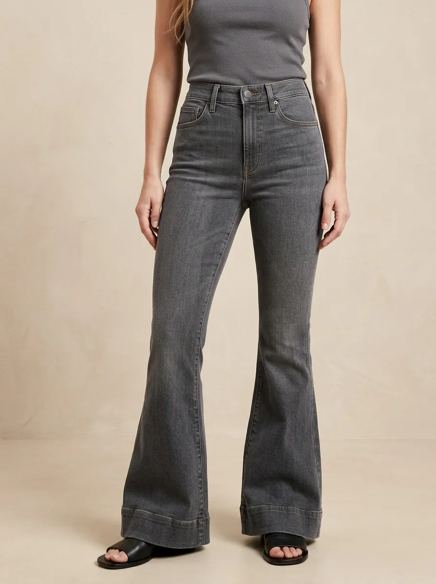 Women's High-Rise Flare Denim Jeans