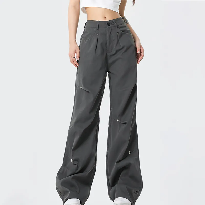 High Waist Parachute Pants