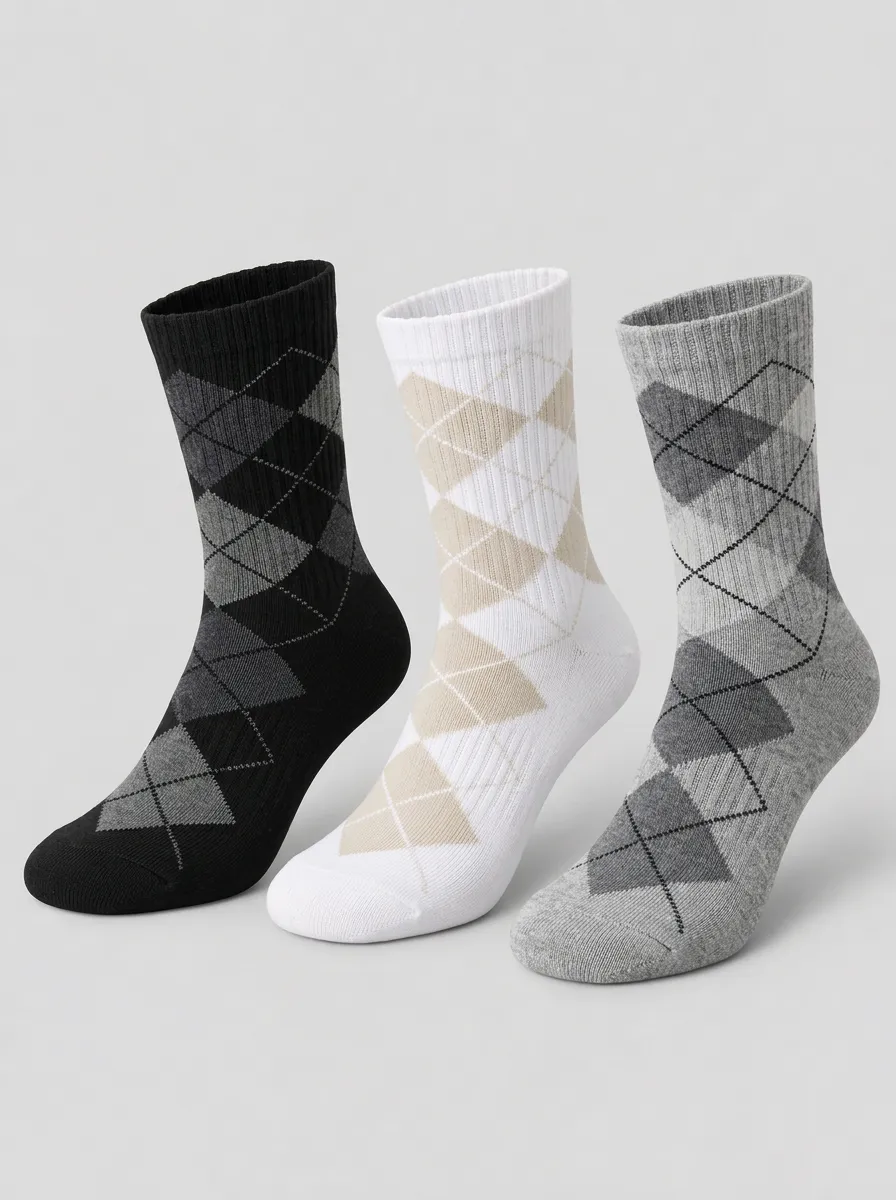 Men's Hudson Argyle Socks 3-Pack