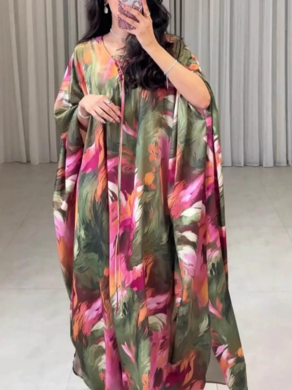 Bohemian Print Kaftan Kaftan Maxi Dress