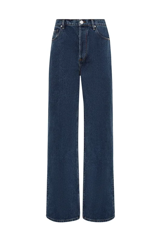 Indigo Relaxed Boyfriend Jeans