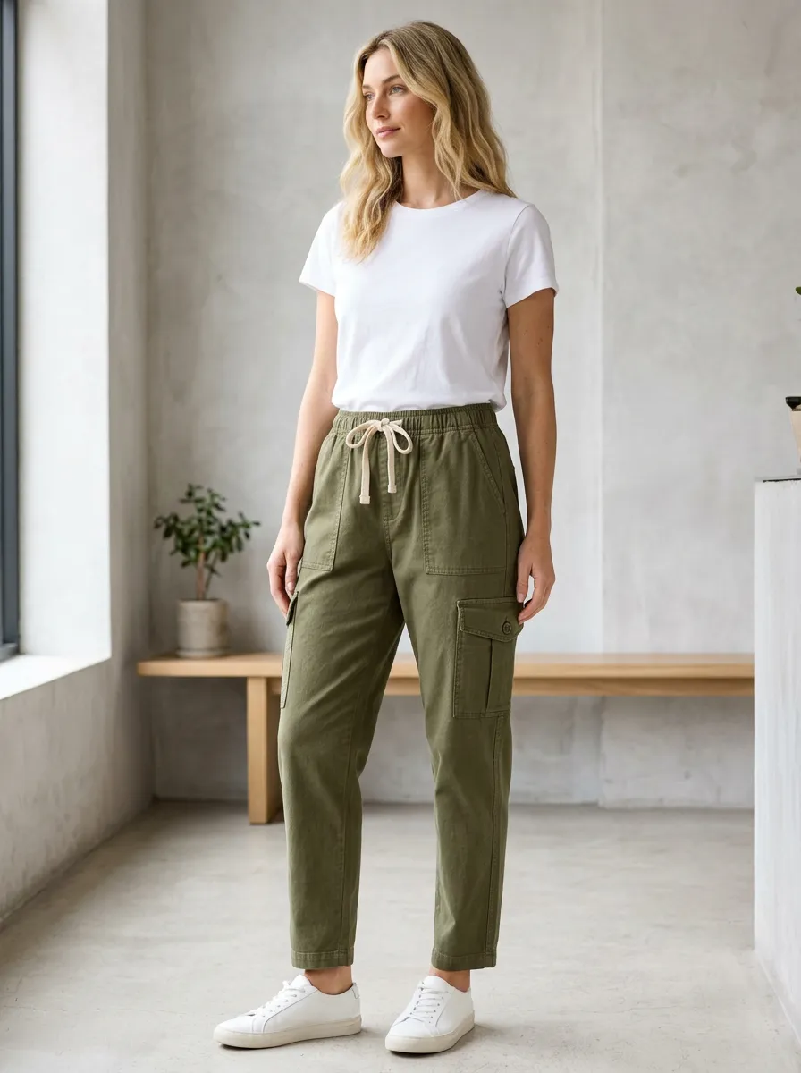 Women's Cargo Pocket Cargo Cargo Work Pants