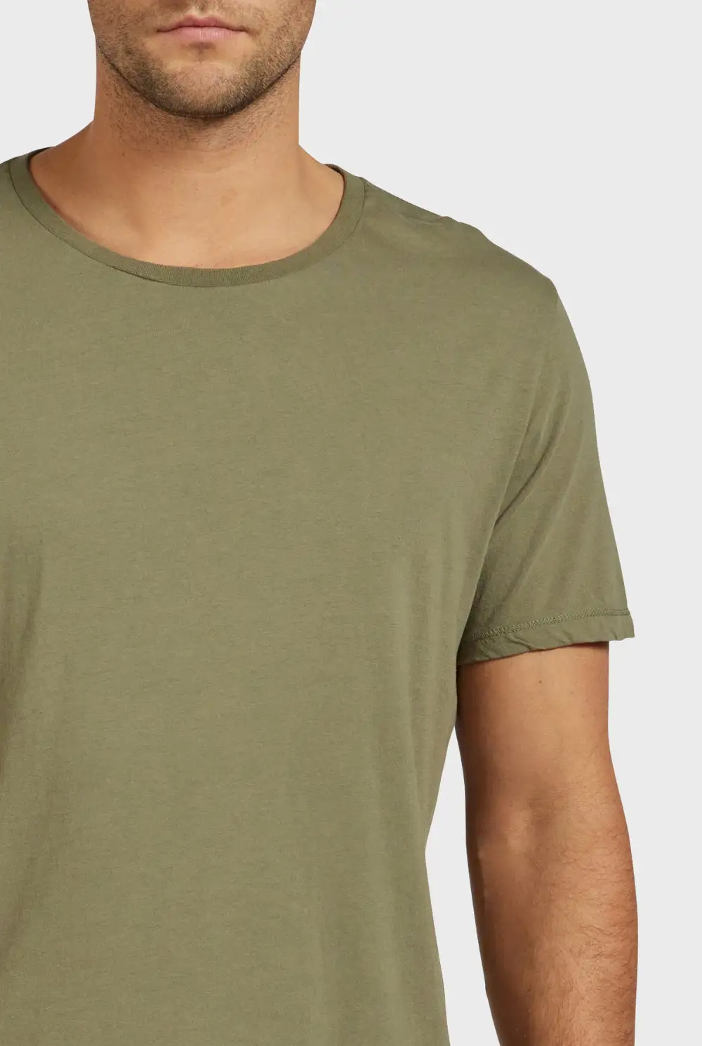 Short Sleeve Crew Neck Basic Tee