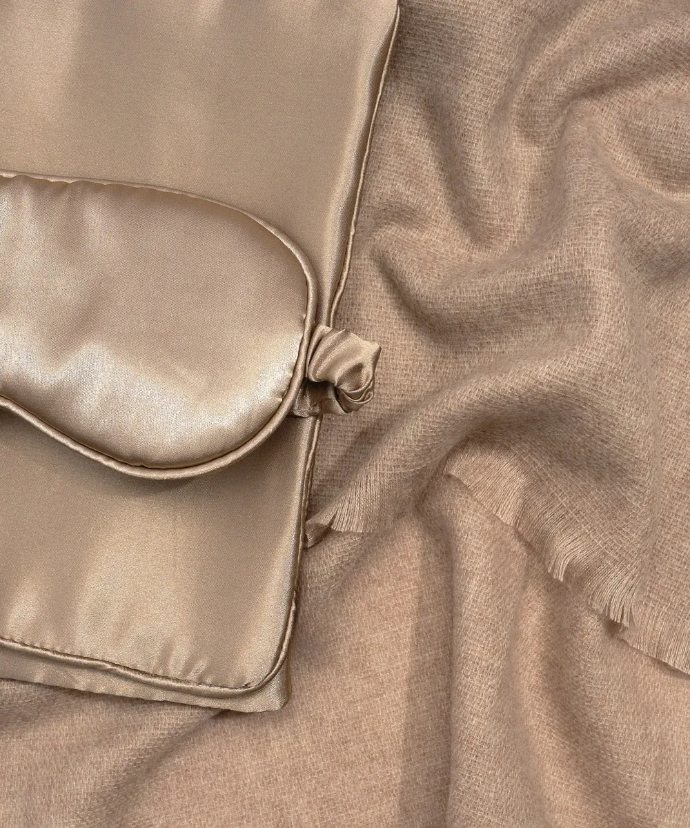 Plain Casual Style Travel Wrap Set