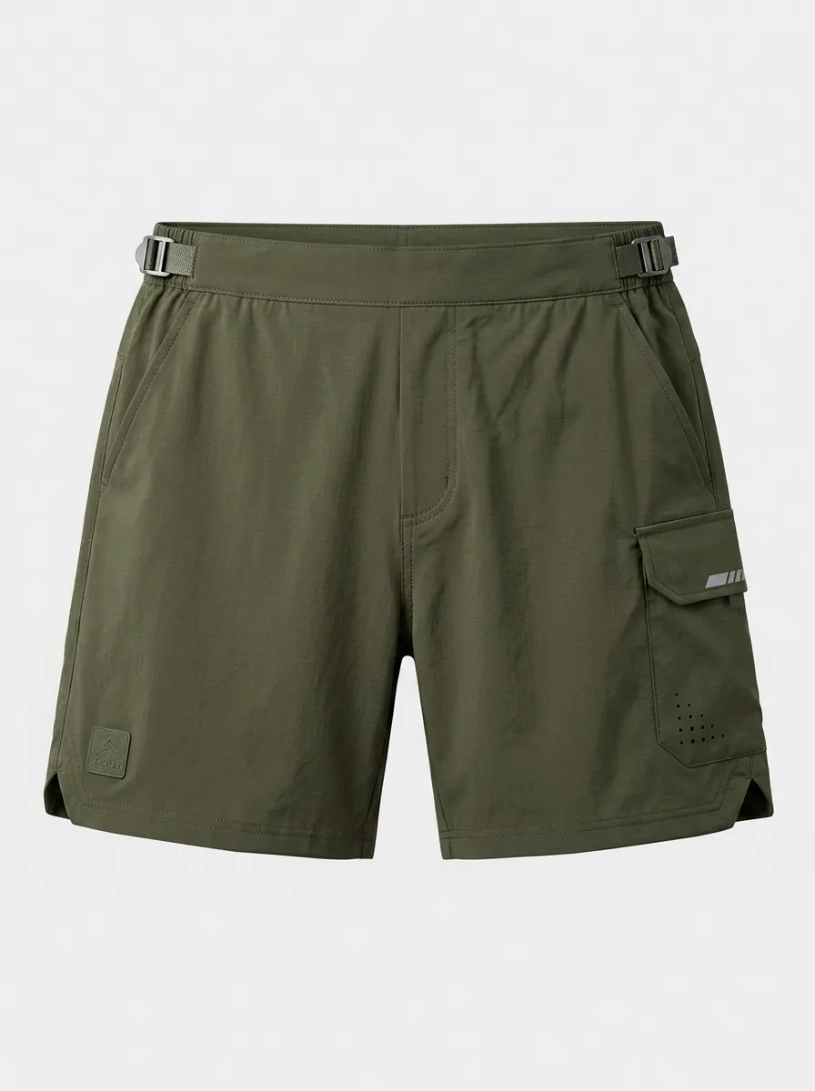 Men's Outdoor Hiking Breathable Cargo Printed Shorts