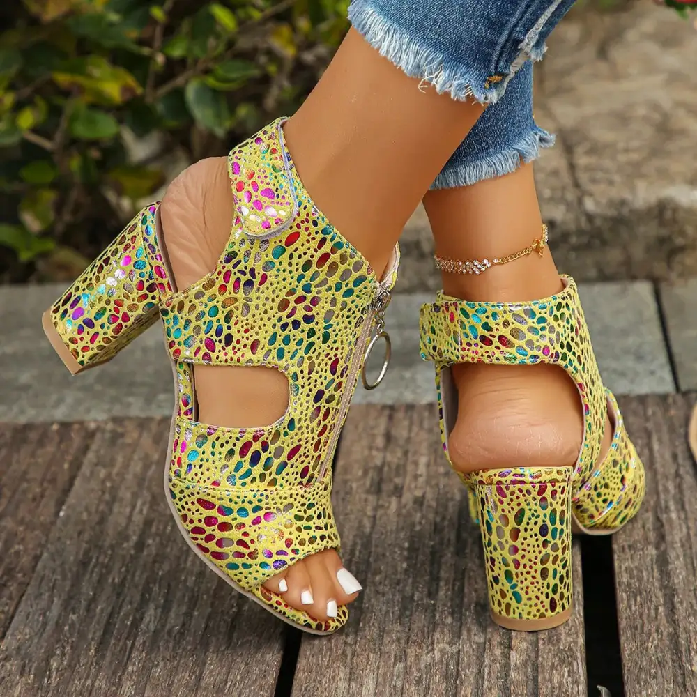 Refined Refined Refined Refined Refined Refined Refined Refined Refined Refined Distinctive Everyday Open Toe Block Heel Sandals
