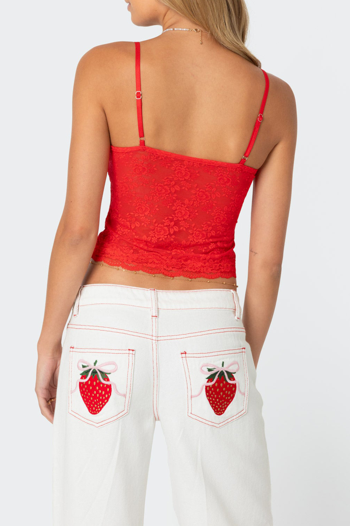 Cami Sheer Lace Tank Top