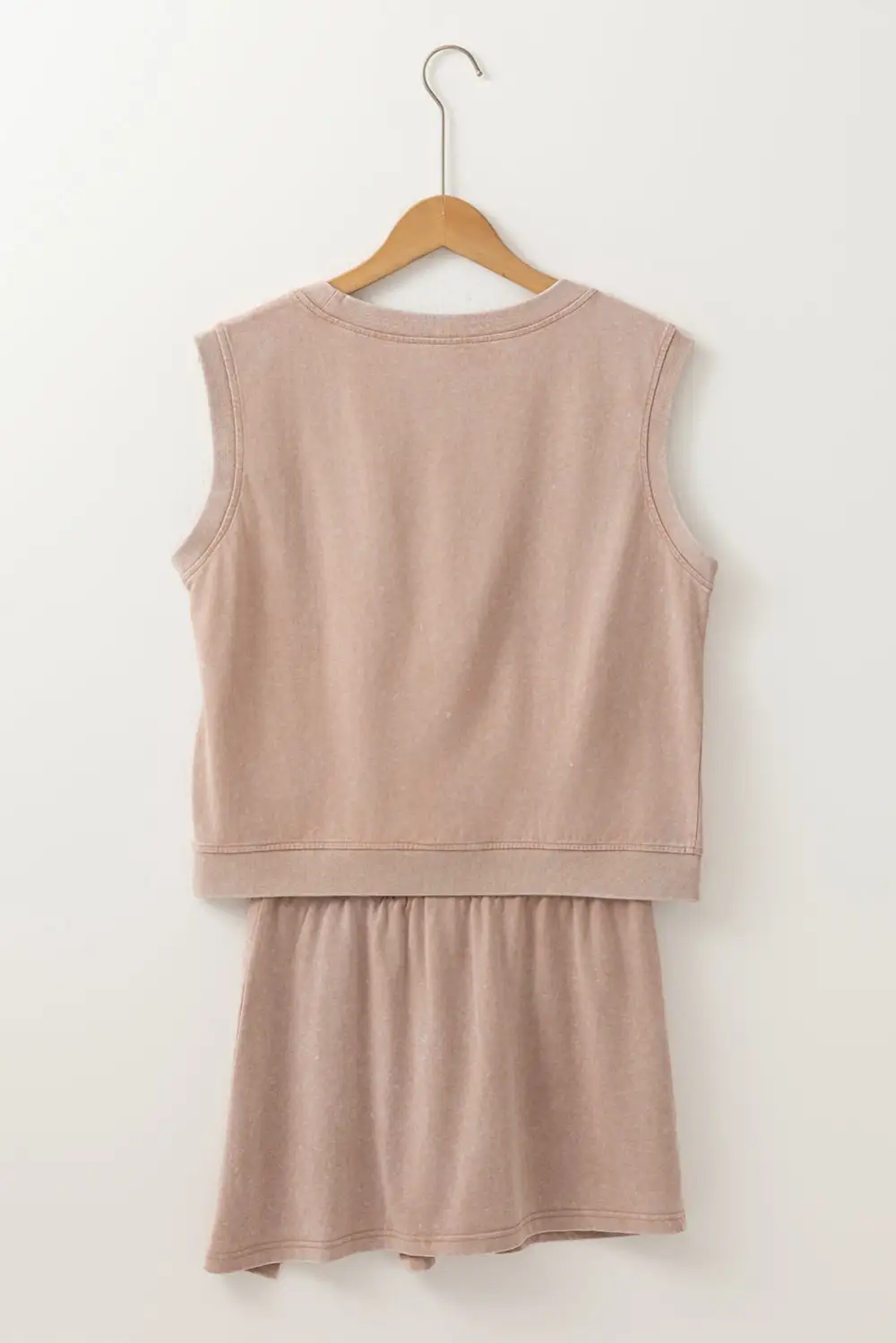Cotton Blend Smoke Coordinated Set