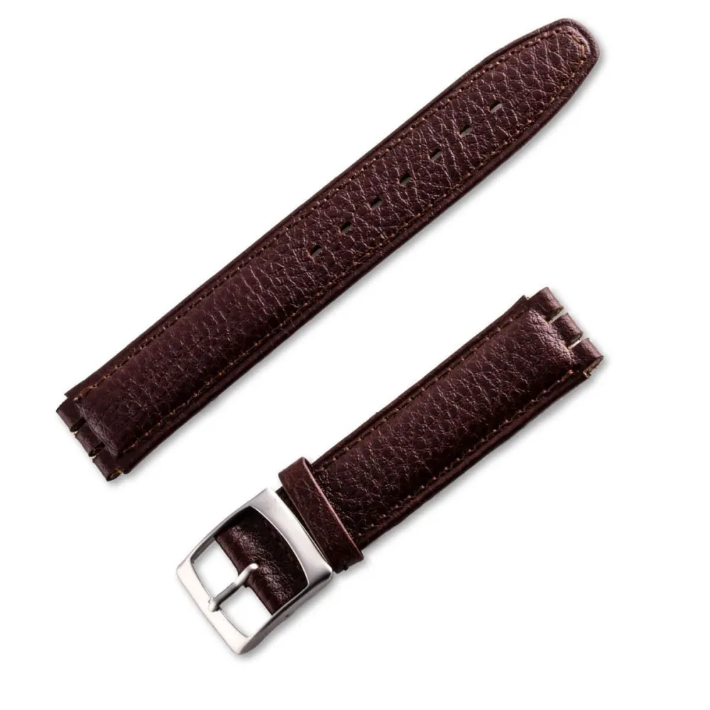 Traditional Grained Calf Leather Watch Strap