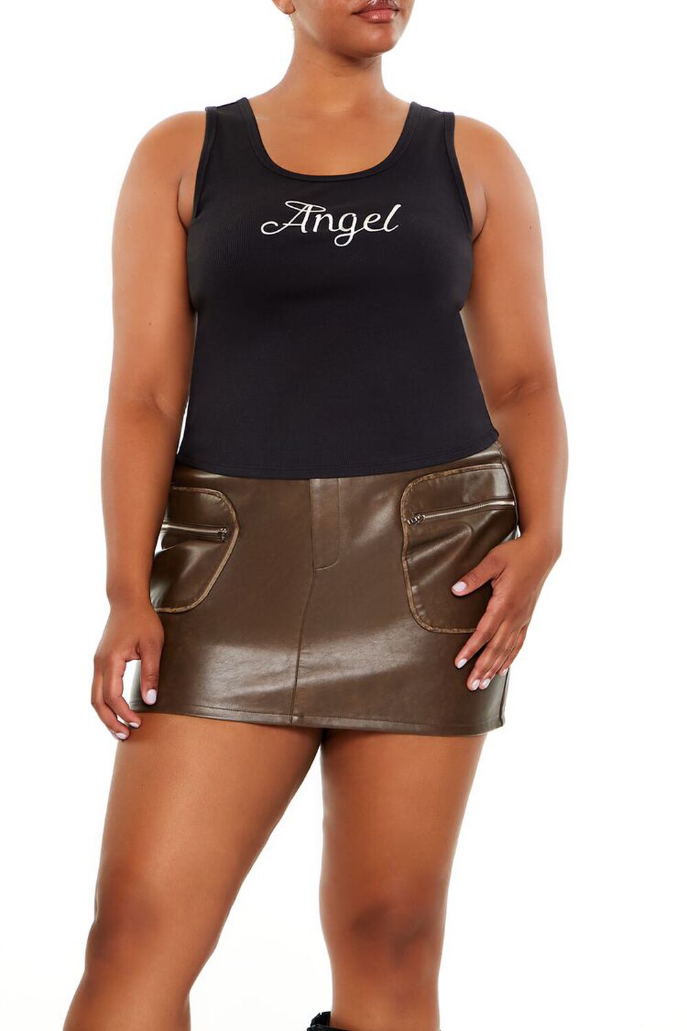 Plus Size Angel Devil Tank Top
