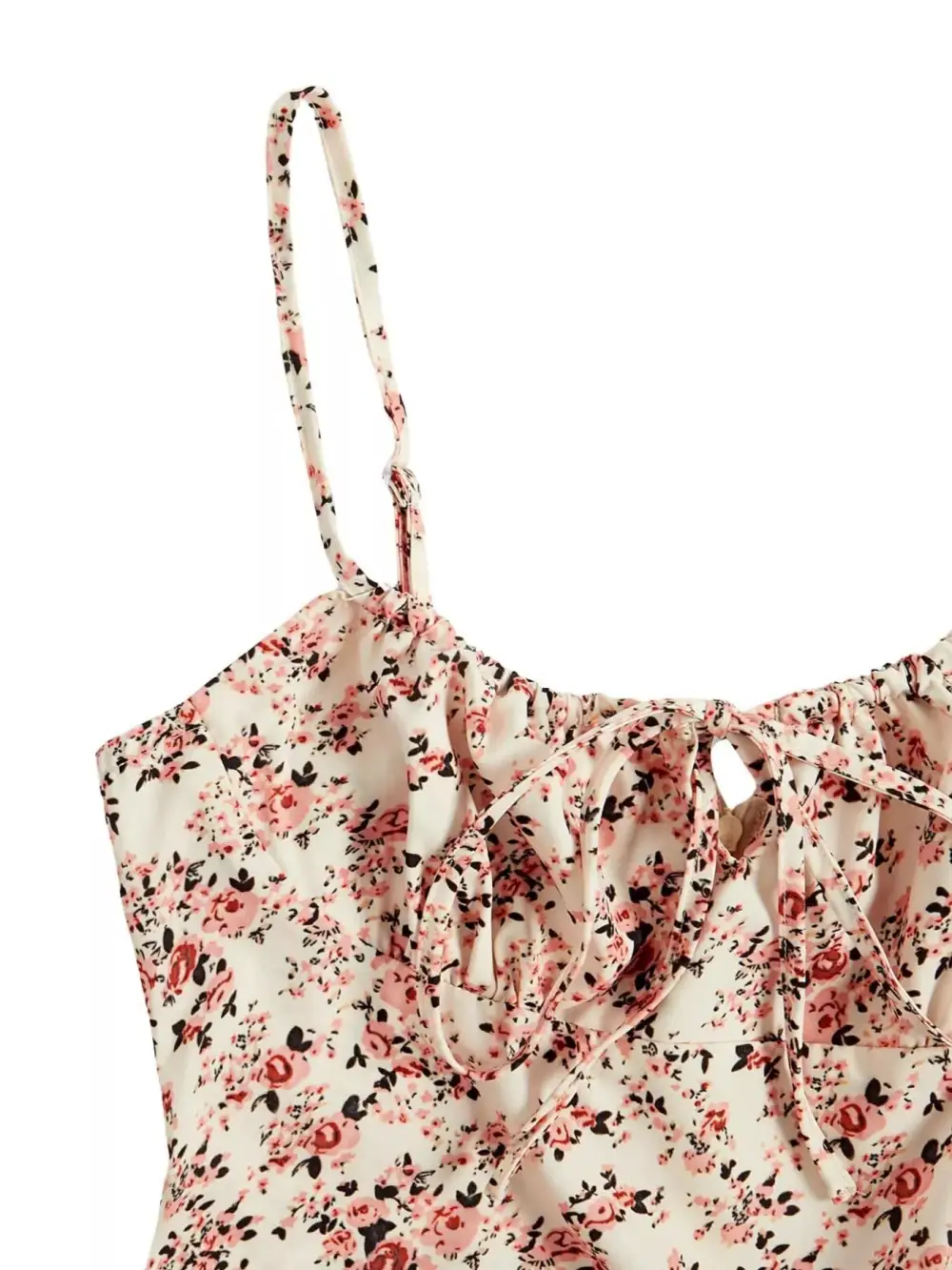 Soft Touch Floral Printed Mini Dress