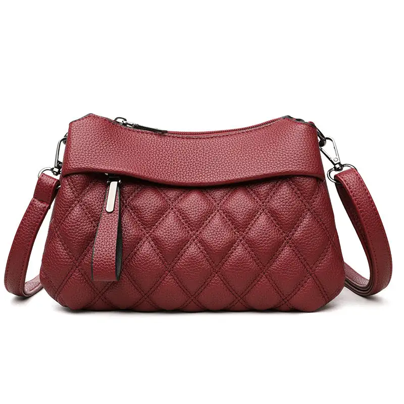 Compact Flap Square Crossbody Bag