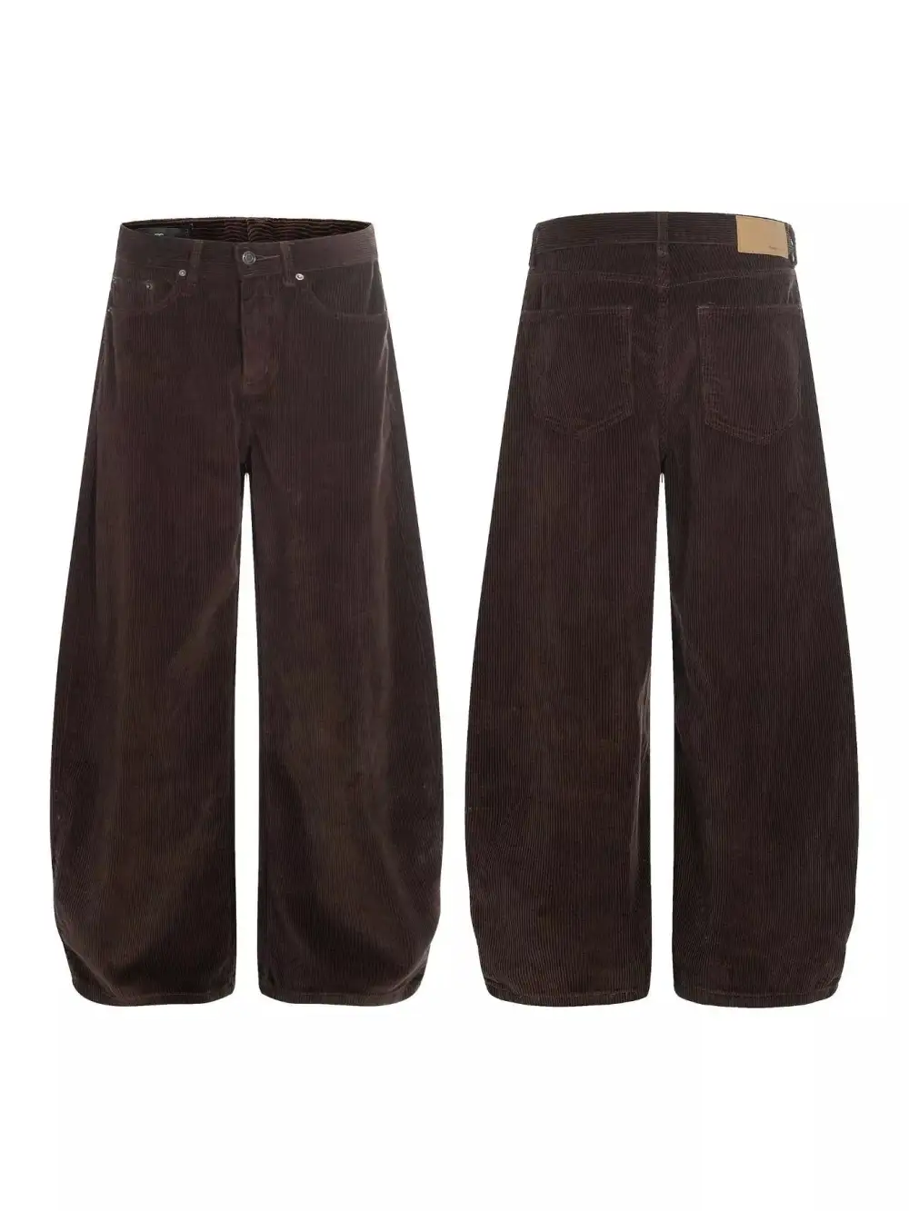 Men's Wide Leg Corduroy Pants