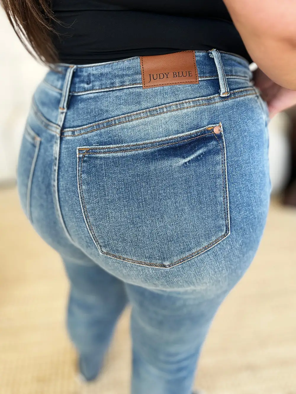 Classic Mid Rise Denim Jeans