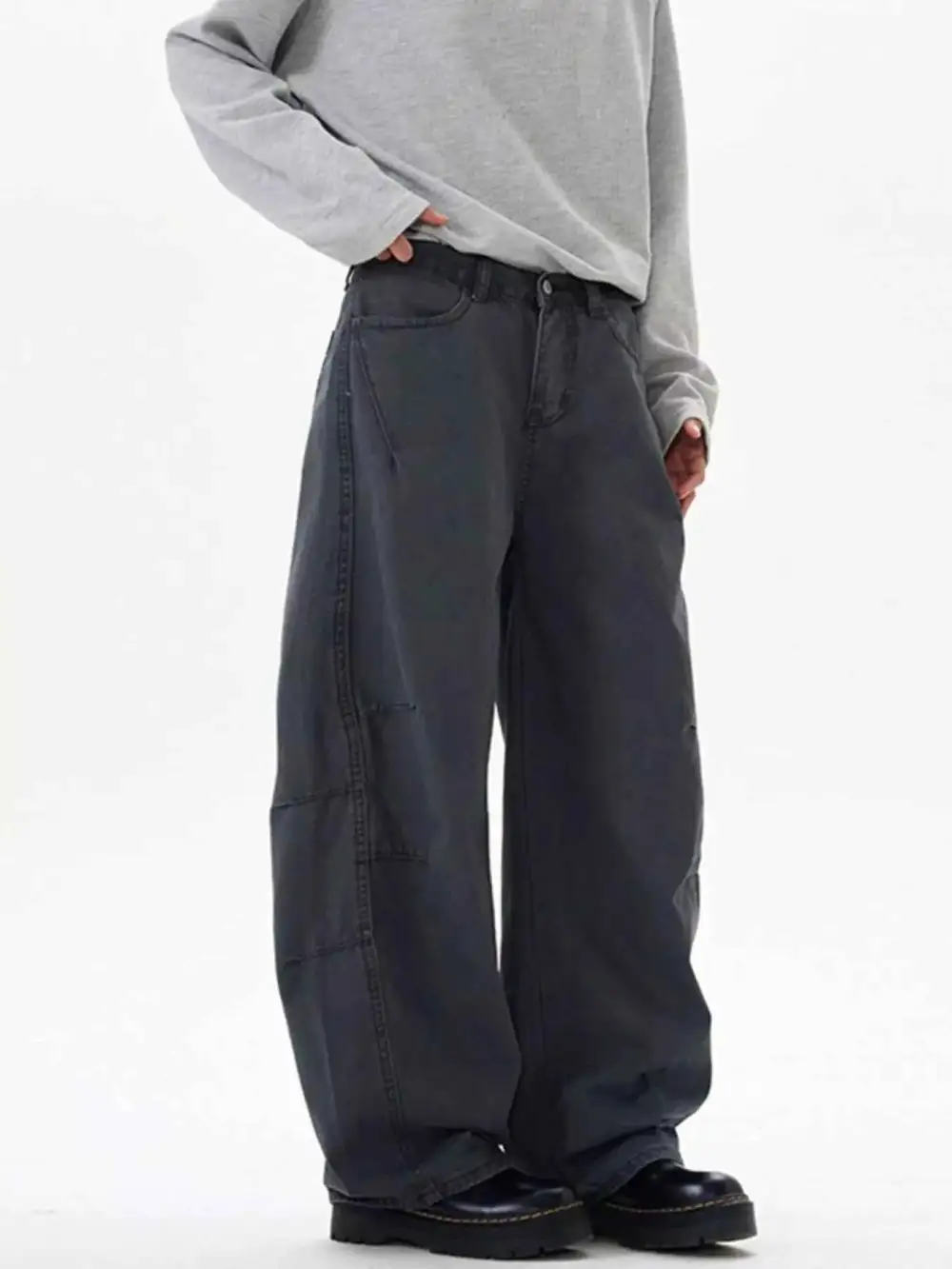 Wide Leg Pocketed Pants