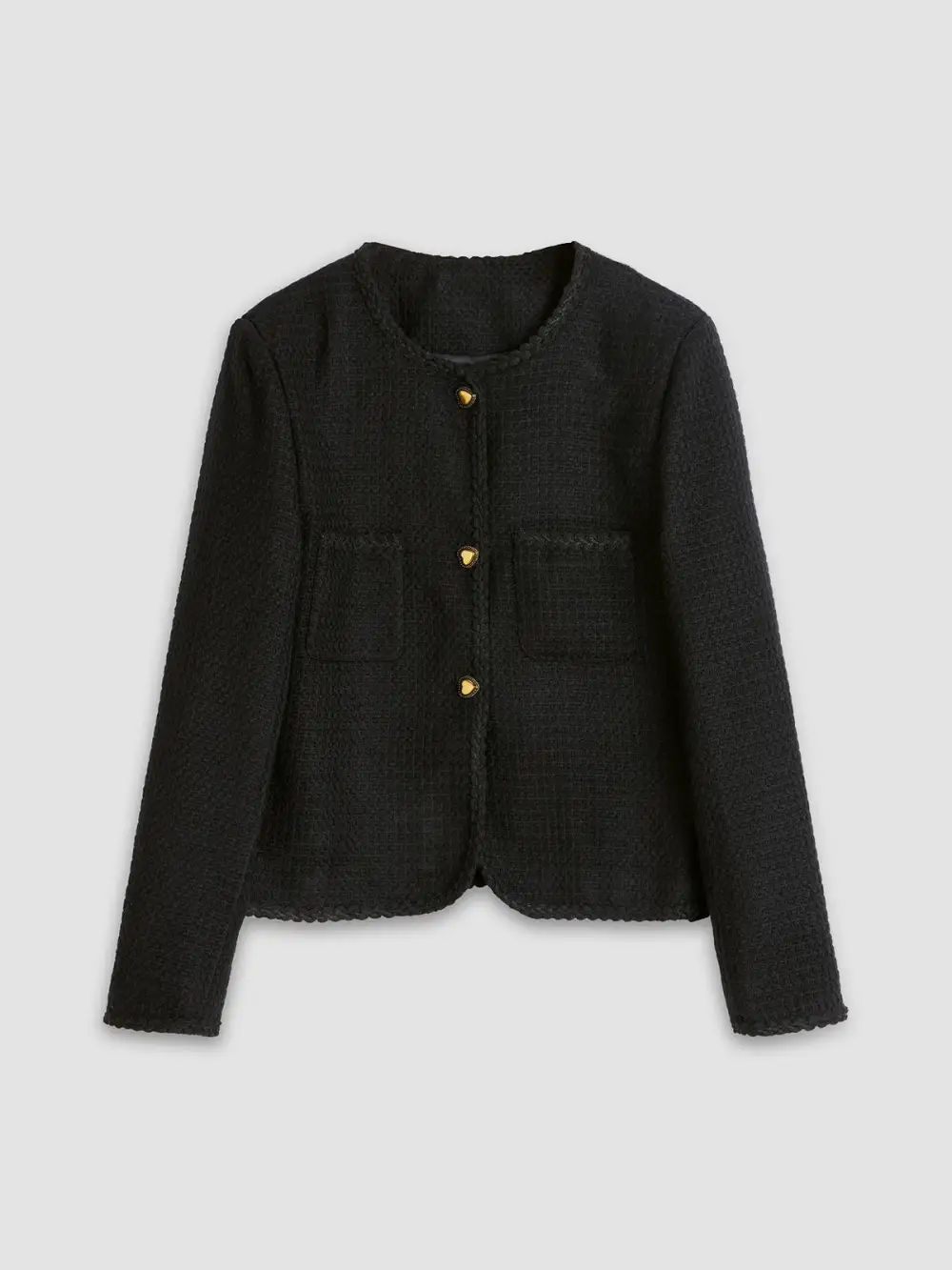 Dripping Heart Tweed Jacket
