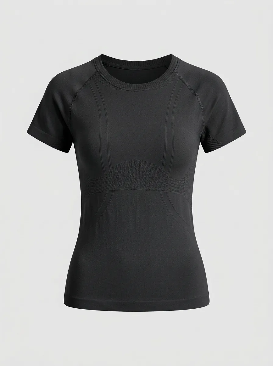 Women's Seamless Raglan Body-Fit Training T-Shirt