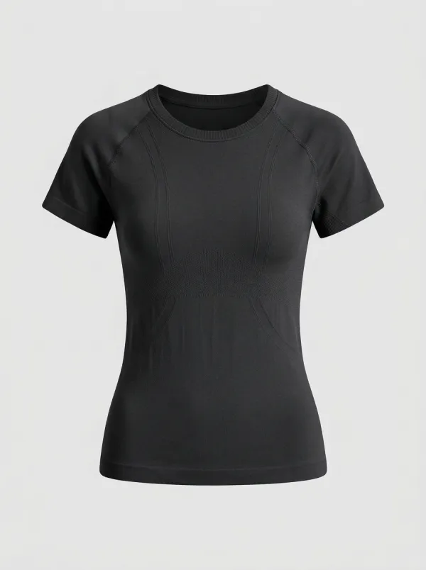 Women's Seamless Raglan Body-Fit Training T-Shirt